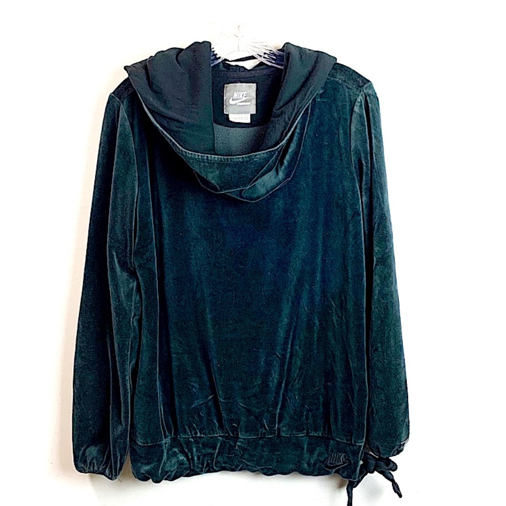 Velour Pullover Hoodie